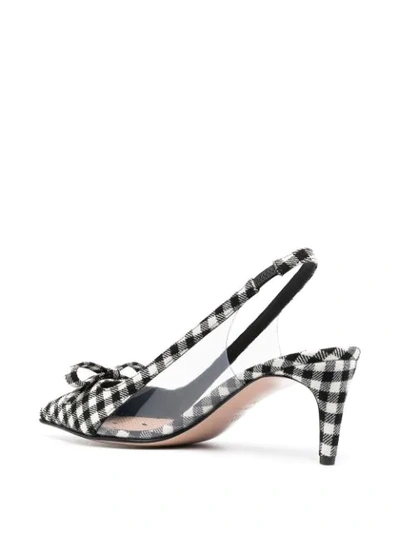 Redv Sandie Checked Pumps In Black