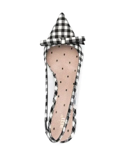 Redv Sandie Checked Pumps In Black