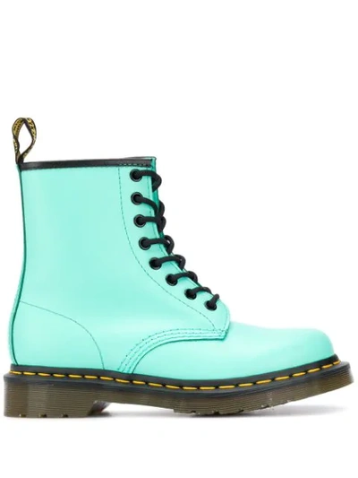 Shop Dr. Martens' Lace-up Ankle Boots In Green