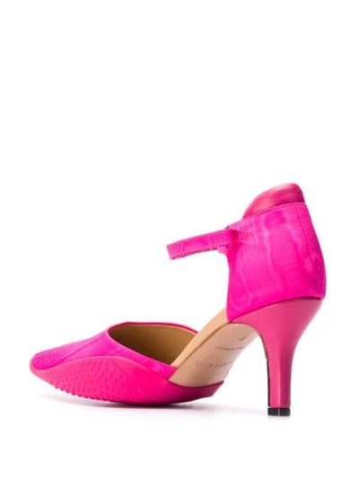 Shop Marine Serre Pointed-toe 50mm Pumps In Pink