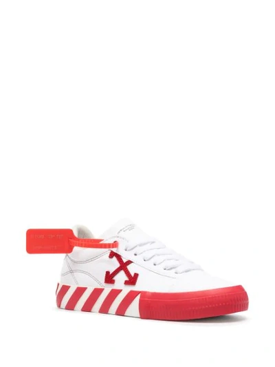 Shop Off-white Vulcanized Low-top Sneakers In White