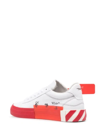 Shop Off-white Vulcanized Low-top Sneakers In White
