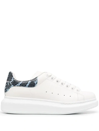 Shop Alexander Mcqueen Oversized-sole Low-top Sneakers In White