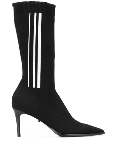 Shop Dorothee Schumacher Mid-calf Sock Boot In Black