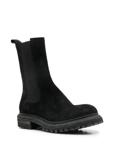 Shop Del Carlo Chelsea High-ankle Boots In Black