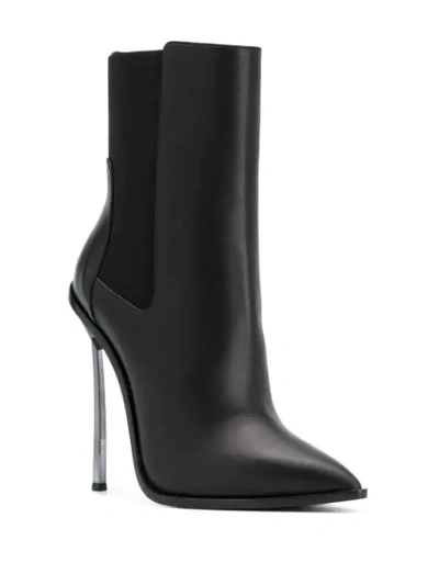 Shop Casadei Blade Heel Ankle Boots In Black