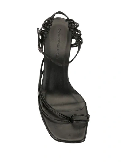 Shop Christopher Esber Sarafina Buckled Sandals In Black