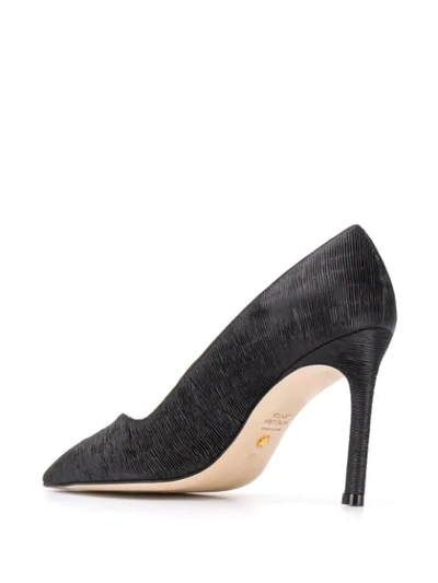 Shop Stuart Weitzman Pointed Toe Pumps In Black