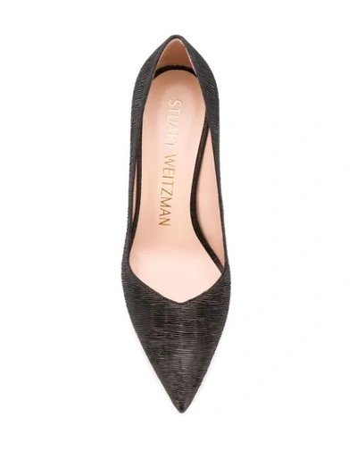 Shop Stuart Weitzman Pointed Toe Pumps In Black