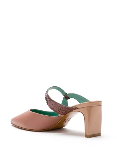 Shop Blue Bird Shoes Patent Leather Marrakesh Mules In Neutrals