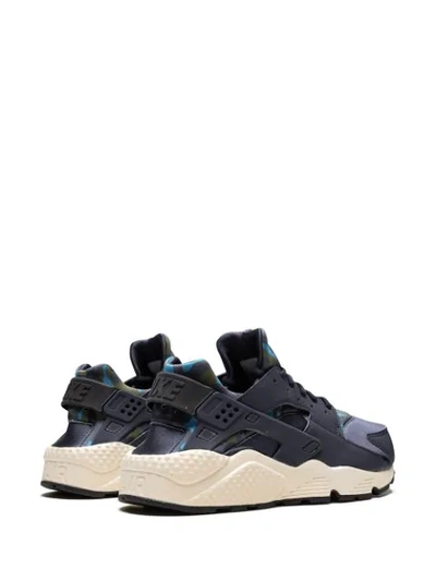 Shop Nike Air Huarache Run Print Sneakers In Blue