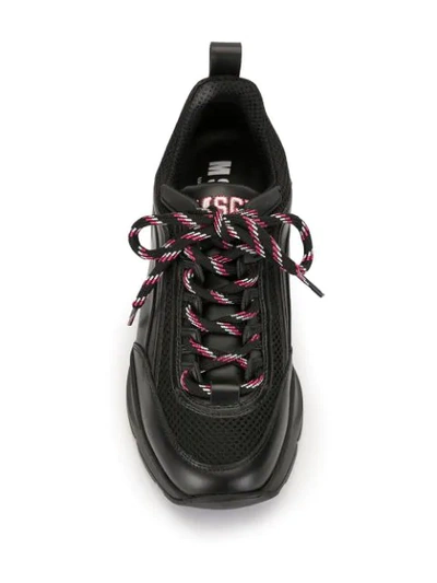 Msgm Z Running Chunky Sneakers In White
