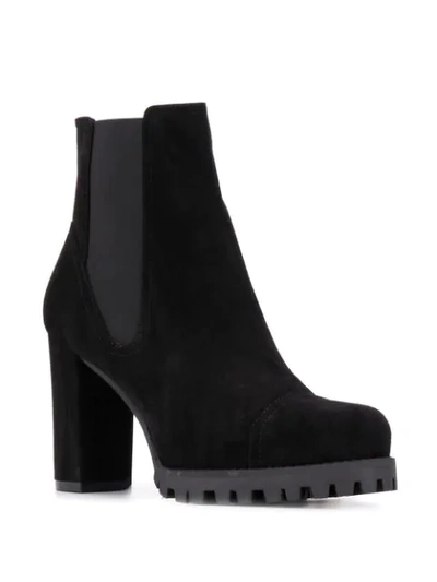 Shop Stuart Weitzman Chelsea Ankle Boots In Black