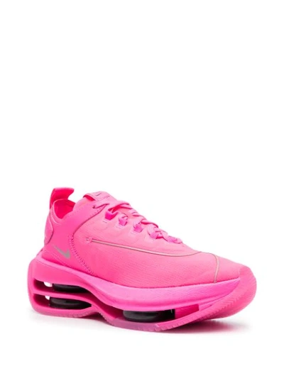 Shop Nike Zoom Double Stacked Sneakers In Pink