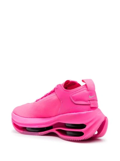 Shop Nike Zoom Double Stacked Sneakers In Pink