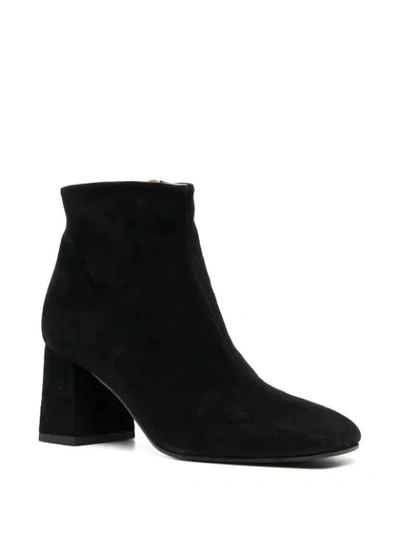 Shop Pollini Block-heel Ankle Boots In Black