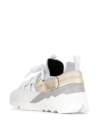 Pierre Hardy Trek Comet Sneakers In White