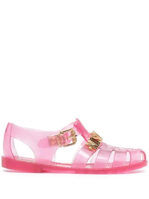 moschino jelly sandals