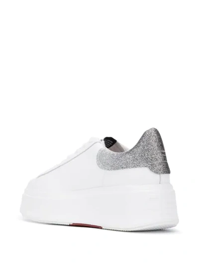 MOBY GLITTER PLATFORM TRAINERS