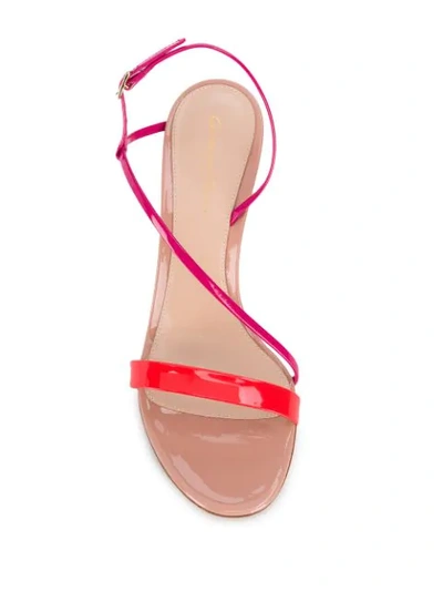 Shop Gianvito Rossi Manhattan 95mm Sandals In Red