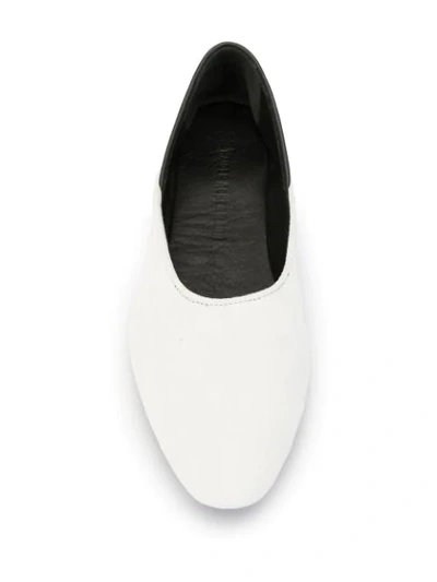 Shop Haider Ackermann Low Heel Ballerina Shoes In White