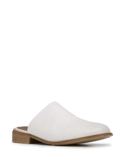 Shop Marsèll Slip-on Low Mules In White