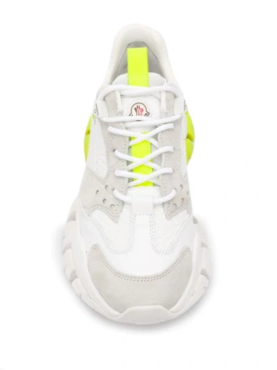 Shop Moncler Leave No Trace Runner Sneakers In White