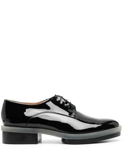 Shop Clergerie Roma Lace-up Shoes In Black