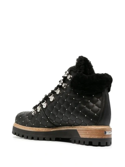 Shop Le Silla St. Moritz Trekking Boots In Black