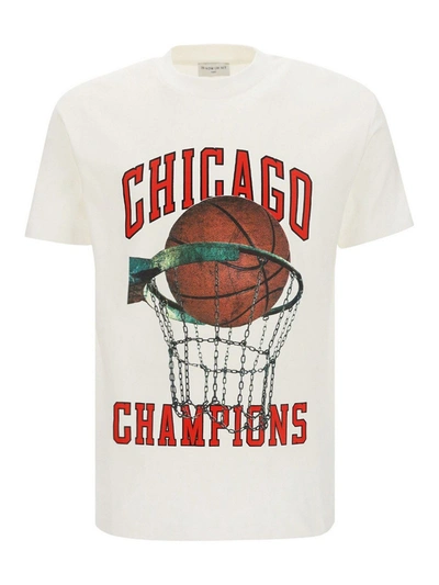 Shop Ih Nom Uh Nit Chicago Champion T-shirt In White