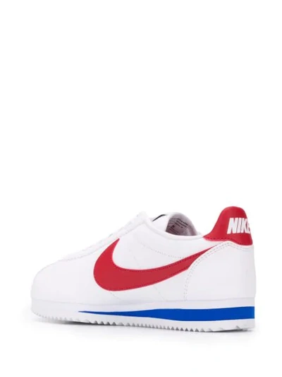 Nike Classic Cortez Leather Sneakers In White | ModeSens