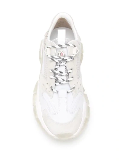 Shop Moncler Leave No Trace Low-top Sneakers In Grey