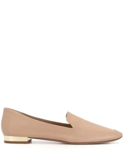 Shop Aquazzura Slip-on Loafers In Pink