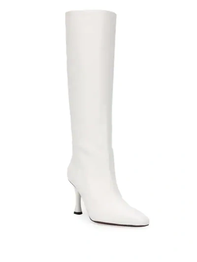 Shop Proenza Schouler Sculpted 90mm Tall Boots In White