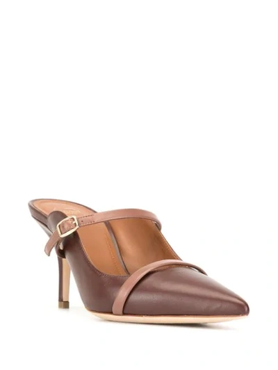 Shop Malone Souliers Melody 75mm Pumps In Brown