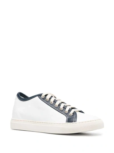 Shop Sofie D'hoore Frida Panelled Sneakers In White