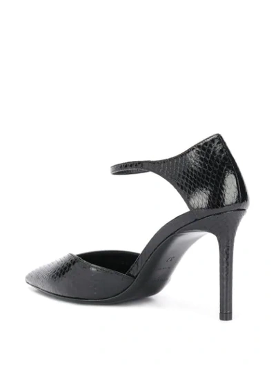 Shop Saint Laurent Anja D'orsay Pumps In Black