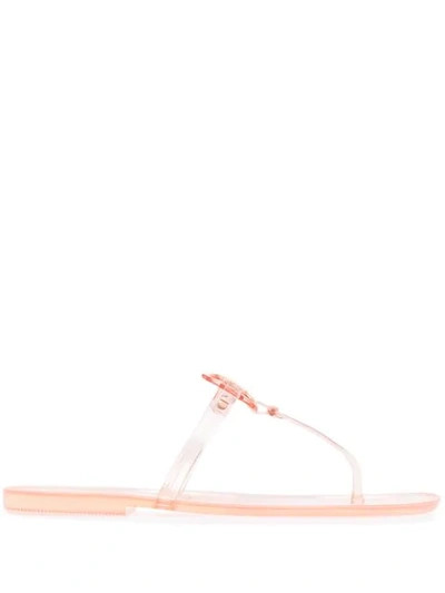 Shop Tory Burch Mini Miller Jelly Thong Sandals In Pink