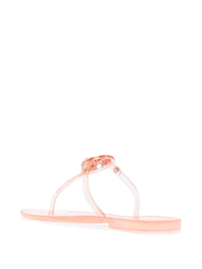 Shop Tory Burch Mini Miller Jelly Thong Sandals In Pink
