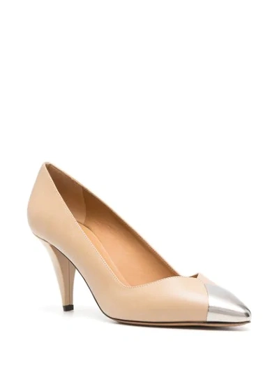 Shop Isabel Marant Pointed-toe Court Shoes In Neutrals