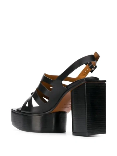 Shop Clergerie Vienne Platform Sandals In Black