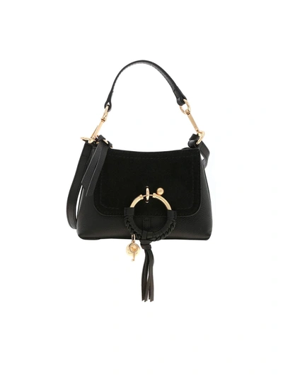 Shop See By Chloé Mini Joan Shoulder Bag In Black