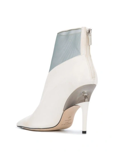 Shop Jimmy Choo Sioux 100mm Boots In White