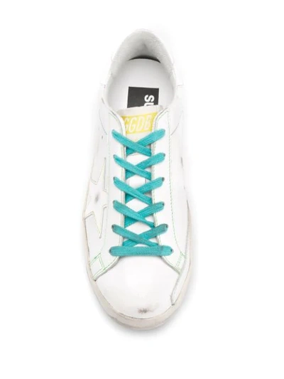 Shop Golden Goose Superstar Sneakers In White