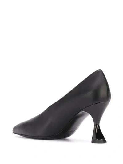 Shop Pollini Pointed Toe Pumps In Black