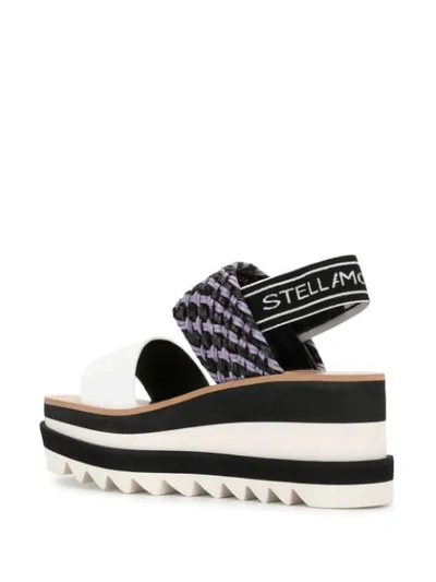 Shop Stella Mccartney Sneak Elyse Sandals In Black
