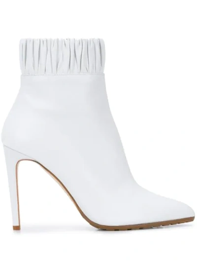 Shop Chloe Gosselin Maud Ankle Boots In White