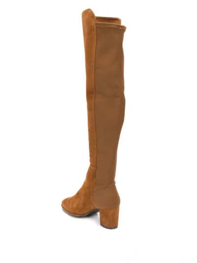 Shop Stuart Weitzman Harper Over The Knee Boots In Brown