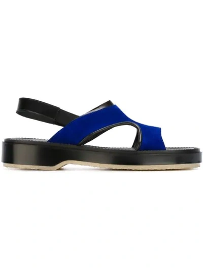 Shop Adieu Cut-out Sandals In Blue
