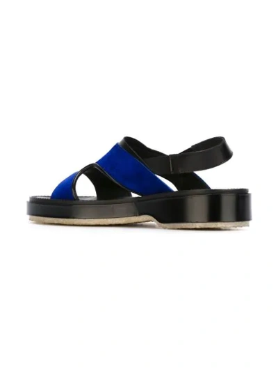 Shop Adieu Cut-out Sandals In Blue